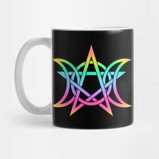 Triple Moon Triquetra Pentagram Mug